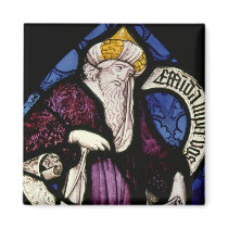 52:Roundel of the prophet Ezekiel, 15th century magnets