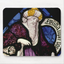 52:Roundel of the prophet Ezekiel, 15th century mousepads