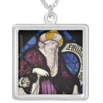 52:Roundel of the prophet Ezekiel, 15th century necklaces