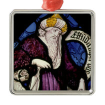 52:Roundel of the prophet Ezekiel, 15th century ornaments
