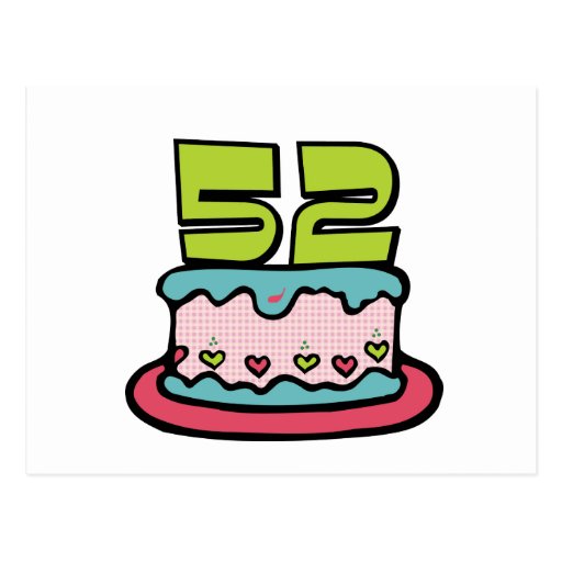 52-year-old-birthday-cake-postcard-zazzle