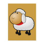 54-Free-Cartoon-Sheep-Clipart-Illustration Post Card