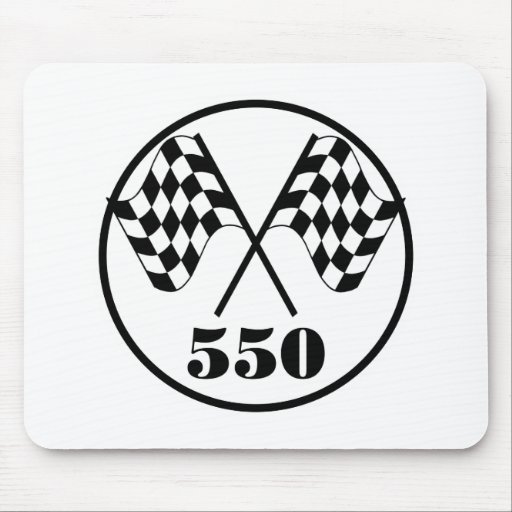 550 Chequered Flags Mouse Pads
