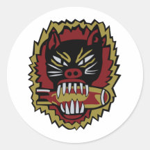 550th Bomb Squadron Round Sticker