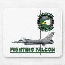 555th Fighter Squadron F-16C Block 40E Mouse Pad
