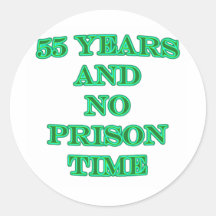 55 et aucune peine de prison adhésifs