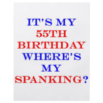 55 Where's my spanking?