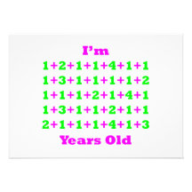 55  Years Old Magenta Gr Invite