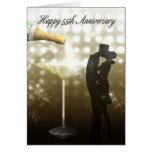 55th Anniversary - Champagne Card
