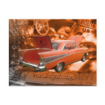 57 Chevy-Lake Scott Rod Run Series Postcard