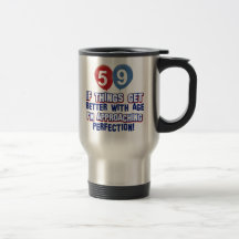 57th year old birthday gift mug