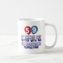 57th year old birthday gift mug