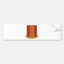 597th Field Artillery Battalion Military Patch Bumper Sticker
