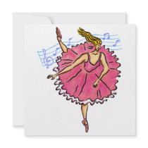 5.25x5.25 Dance Recital customizable Invitation
