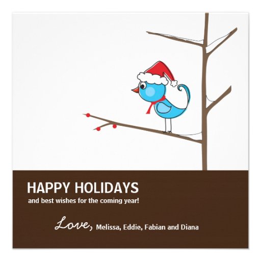 5.25x5.25 Holiday Card Custom Invites