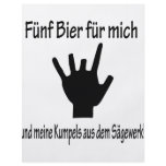 5 bier für mich und meine kumpels icon full color flyer