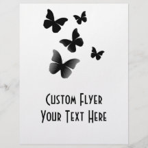 5 Black Butterflies Flyer