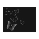 5 Black Butterflies