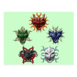 5 Dragons Post Card