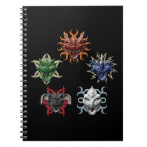 5 Dragons notebooks