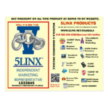 5 linx logo by mojisola a gbadamosi okubule cop... post card