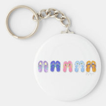 5 Pairs of Flip-Flops Keychain
