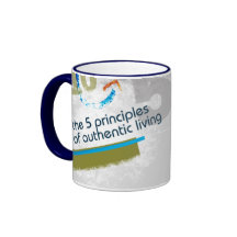 5 Principles 10 Words - Ringer Mug