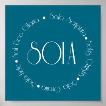 5 Solas Poster