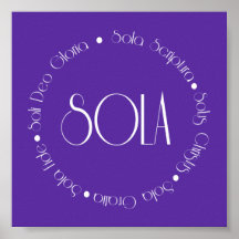 5 Solas Posters