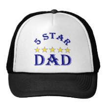5 Star Dad Trucker Hats