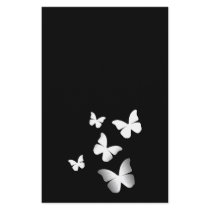 5 White Butterflies