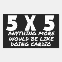 5 x 5 rectangular sticker