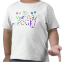 5 Year Olds Rock ! T-shirt