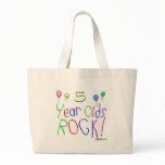 5 Year Olds Rock! Tote Bag