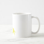 5 yellow stars icon coffee mug