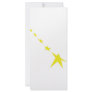 5 yellow stars icon rack card design