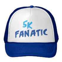 5k Fanatic Funny 3.1 Mile Runner or Walker Saying hats