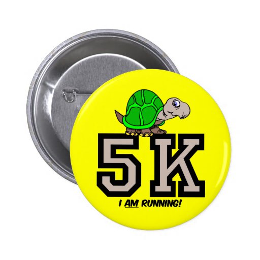 5K runner Button