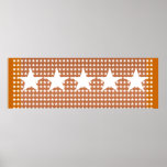 5STAR :  Sparkle Star Pattern Poster