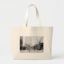 5th and Broadway, NYC: early 1900s Canvas Bags