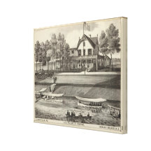 5th Avenue House, Ocean Beach, NJ Gallery Wrap Canvas