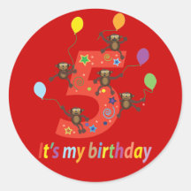 5th Birthday Gifts Sticker