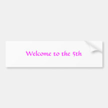 5th bumper sticker