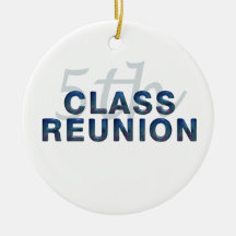 5th Class Reunion Ornaments