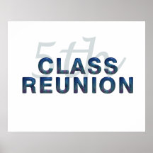 5th Class Reunion Poster