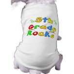 5th Grade Rocks Dog Shirt