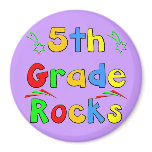 5th Grade Rocks Magnet