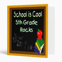 5th Grade School is Cool Binder