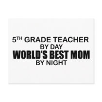 5th Grade - World's Best Mom Post Cards