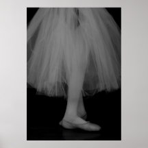 5th Position Black and White- Poster